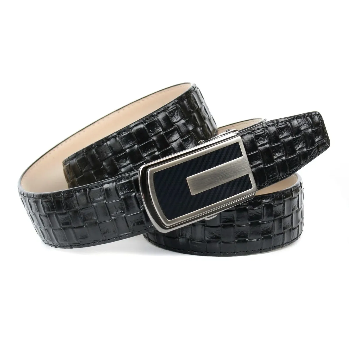 Кожаный ремень Anthoni Crown с плетеным узором, черный
Кожаный ремень Anthoni Crown с плетеным узором, черный