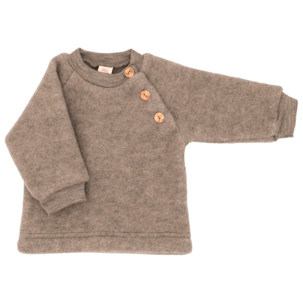 Детский свитер реглан с деревянными пуговицами - шерстяной свитер Engel, Walnuss Melange
Детский свитер реглан с деревянными пуговицами - шерстяной свитер Engel, Walnuss Melange