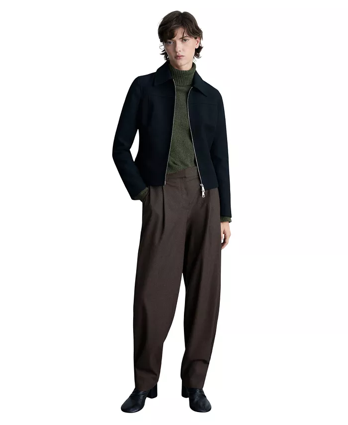 Женские брюки с широкими штанинами и застежкой на пуговицы MANGO, коричневый
Женские брюки с широкими штанинами и застежкой на пуговицы MANGO, коричневый