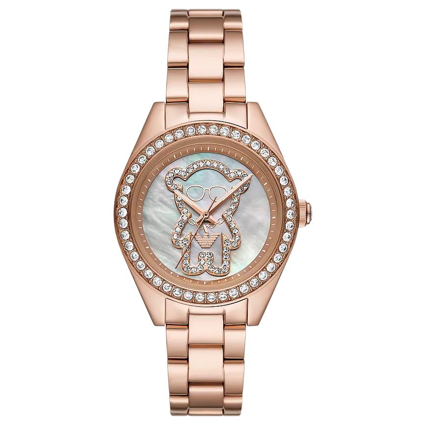 Трехстрелочные часы из нержавеющей стали с розовым золотым покрытием EMPORIO ARMANI
Трехстрелочные часы из нержавеющей стали с розовым золотым покрытием EMPORIO ARMANI