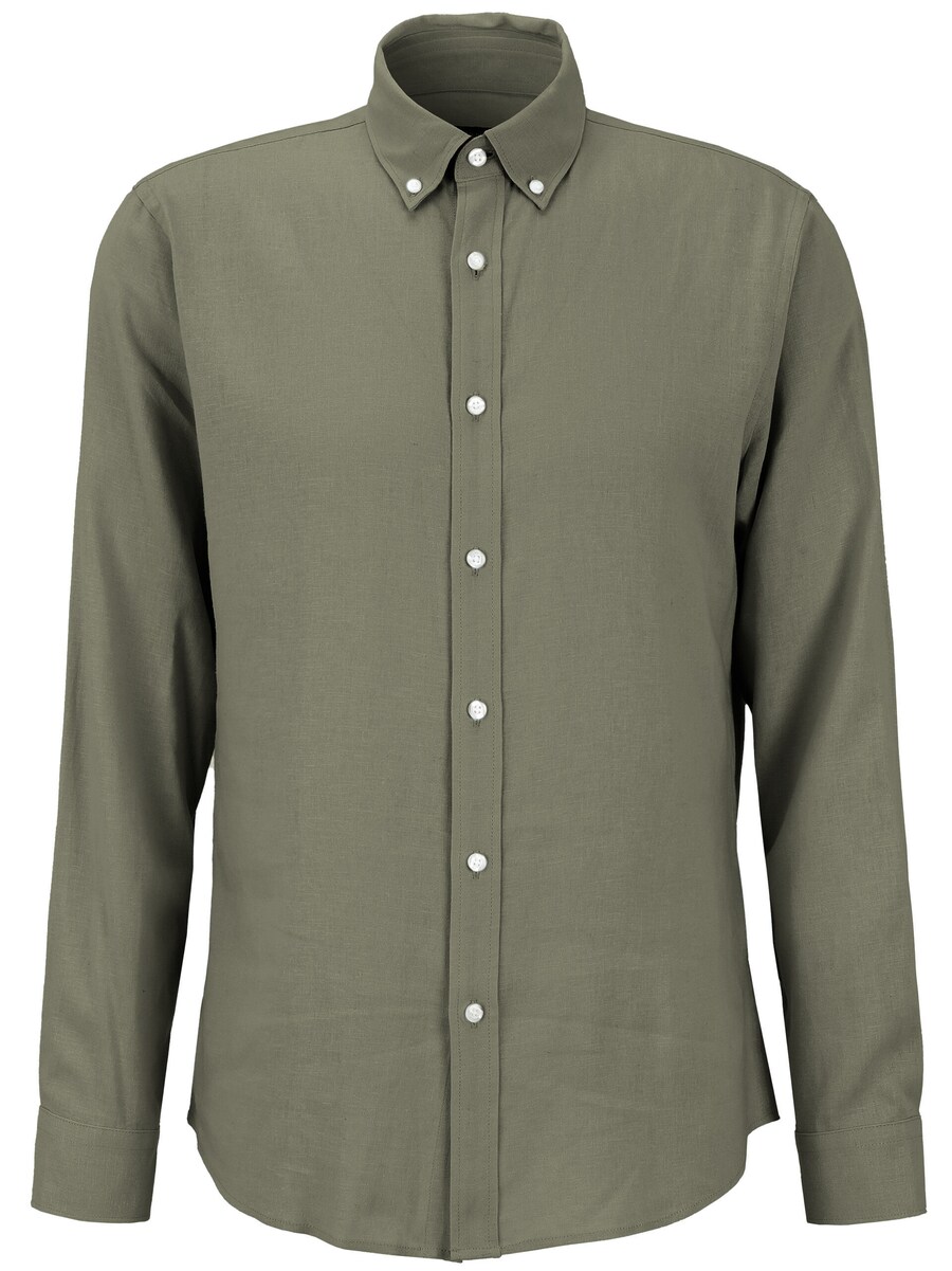 Приталенная рубашка на пуговицах Steffen Klein, хаки
Приталенная рубашка на пуговицах Steffen Klein, хаки