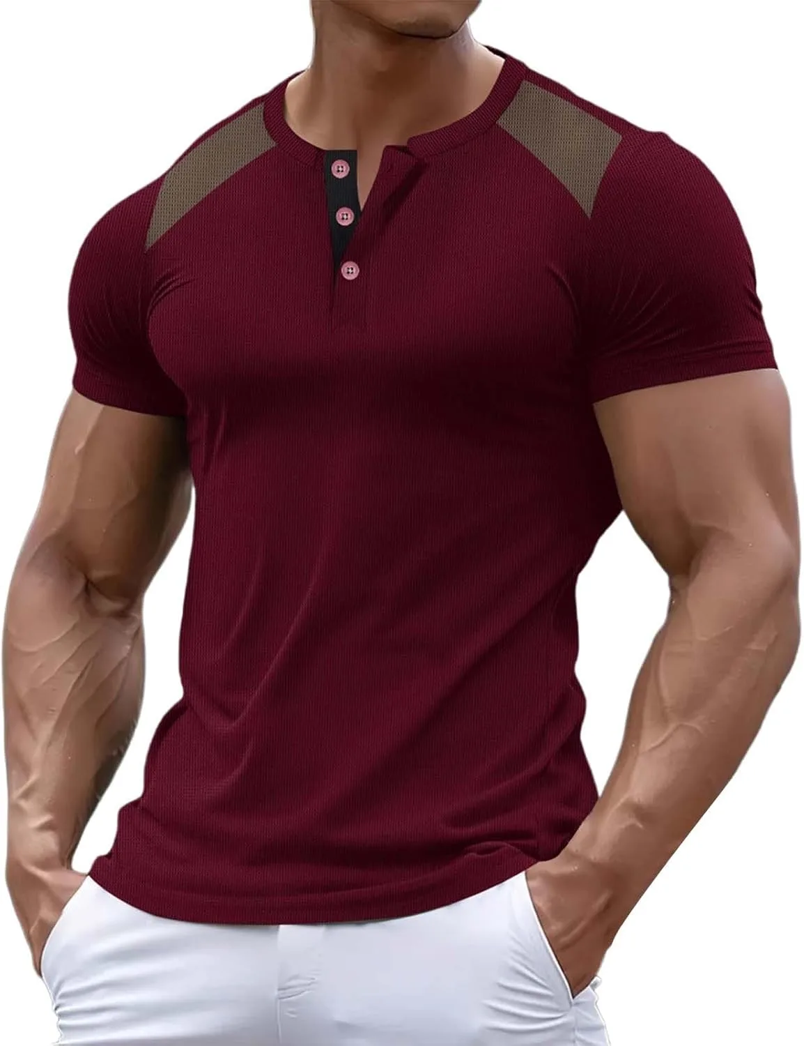 Мужская майка V-образного выреза с коротким рукавом для фитнеса
Мужская майка V-образного выреза с коротким рукавом для фитнеса