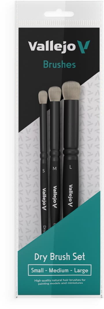 Набор кистей для сухой чистки Vallejo B07990 Natural (S, M, L)
Набор кистей для сухой чистки Vallejo B07990 Natural (S, M, L)