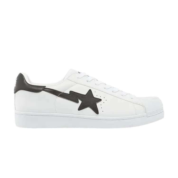 Кроссовки BAPE Bapesta Skull 'White Black', белый 
Кроссовки BAPE Bapesta Skull 'White Black', белый