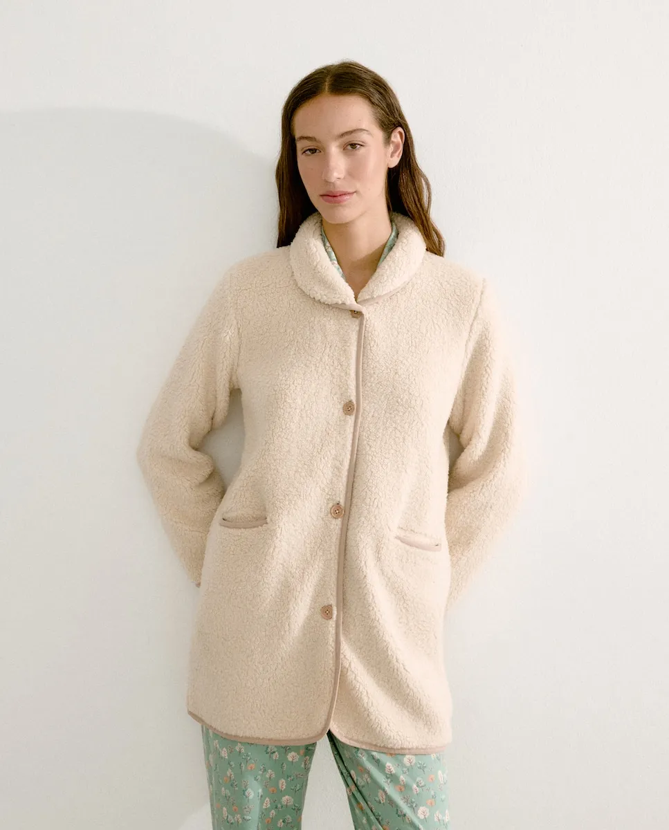 Женский однотонный халат Énfasis, экрю
Женский однотонный халат Énfasis, экрю