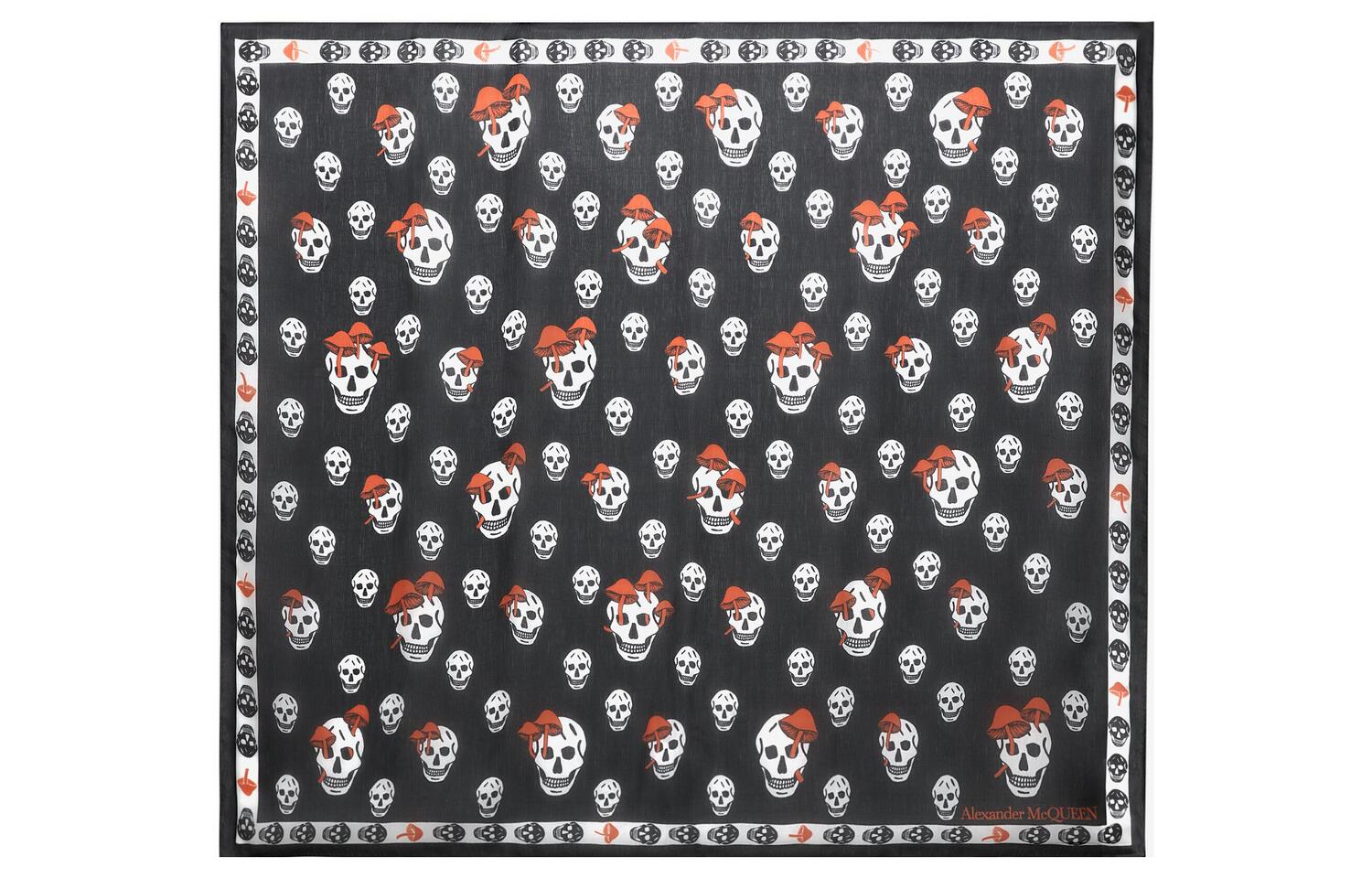 Шелковые шарфы для женщин Alexander McQueen, черный
Шелковые шарфы для женщин Alexander McQueen, черный