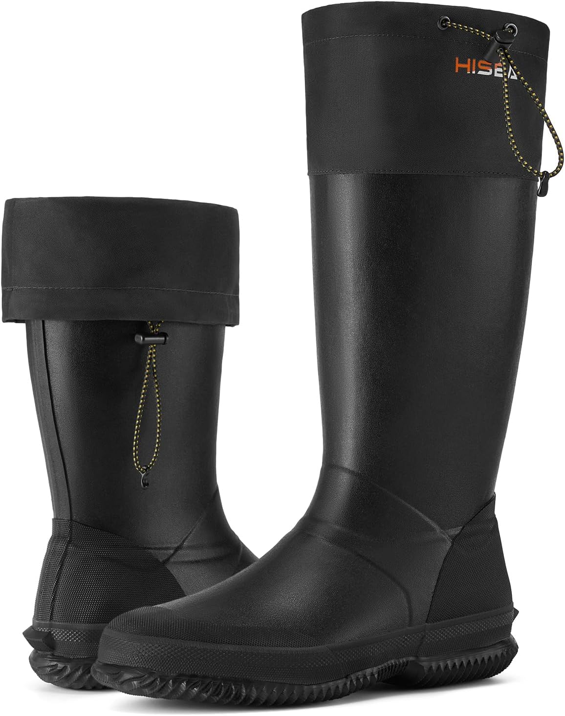 Мужские резиновые сапоги HISEA Classic из неопреновой резины, водонепроницаемые с регулируемой застежкой, черный
Мужские резиновые сапоги HISEA Classic из неопреновой резины, водонепроницаемые с регулируемой застежкой, черный