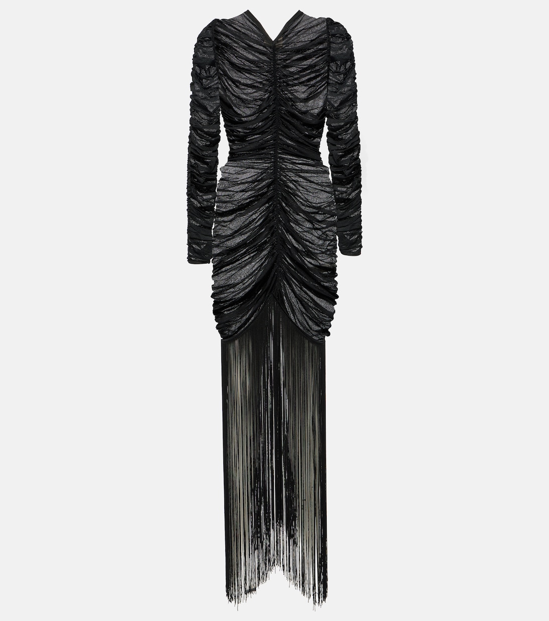 Длинное платье Guisa из смесового шелка с бахромой Khaite, черный
Длинное платье Guisa из смесового шелка с бахромой Khaite, черный
