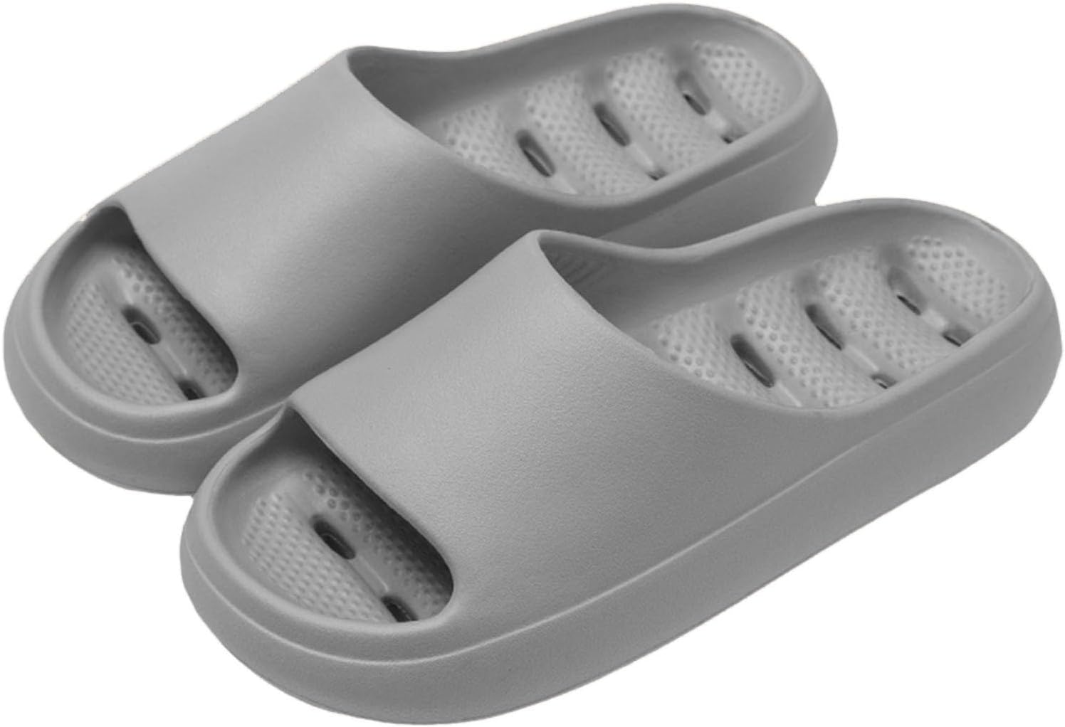 Тапочки-подушки для женщин и мужчин, быстросохнущие, для душа, ванной комнаты, с нескользящей толстой подошвой, ультрамягкие, пляжные сандалии Generic, серый
Тапочки-подушки для женщин и мужчин, быстросохнущие, для душа, ванной комнаты, с нескользящей толстой подошвой, ультрамягкие, пляжные сандалии Generic, серый