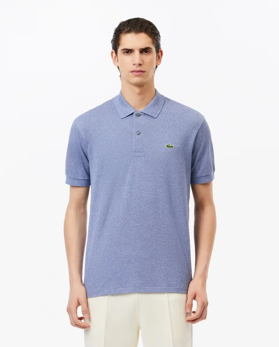 Мужская рубашка-поло классического покроя из меланжевого хлопка Lacoste, светло-голубой
Мужская рубашка-поло классического покроя из меланжевого хлопка Lacoste, светло-голубой