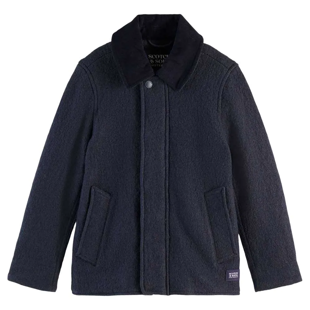 Пальто из шерстяной смеси Scotch & Soda, синий
Пальто из шерстяной смеси Scotch & Soda, синий