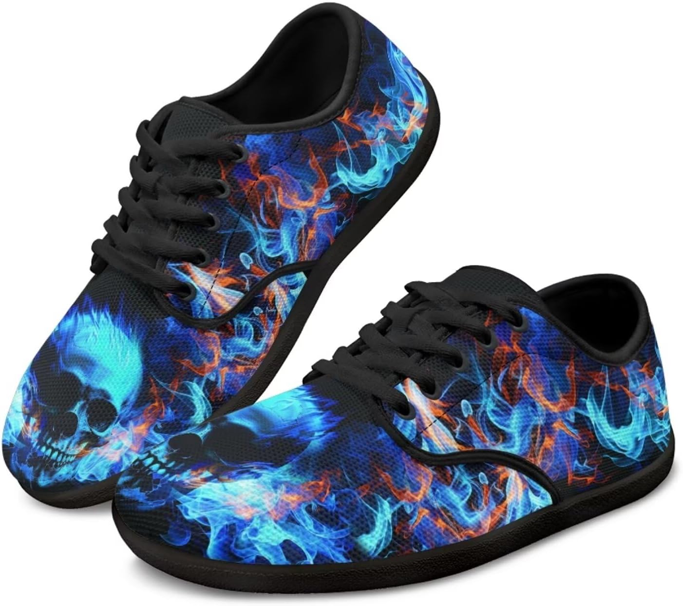 Кроссовки Binienty с шнуровкой для женщин и мужчин, с нулевой посадкой, босоножки, широкая подошва, плоская подошва, Ice & Fire Flame Skull
Кроссовки Binienty с шнуровкой для женщин и мужчин, с нулевой посадкой, босоножки, широкая подошва, плоская подошва, Ice & Fire Flame Skull