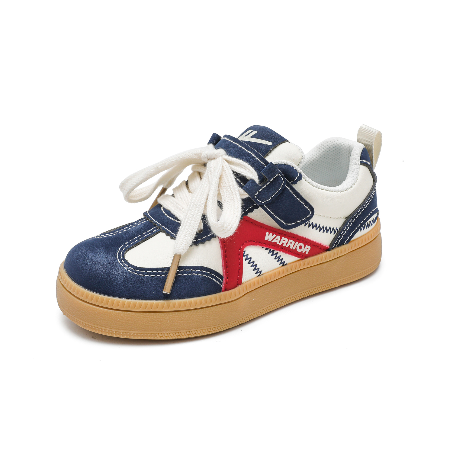 Детские кроссовки для девочек легкие амортизирующие нескользящие антиударные низкие повседневные WARRIOR, бежевый/темно-синий/красный
Детские кроссовки для девочек легкие амортизирующие нескользящие антиударные низкие повседневные WARRIOR, бежевый/темно-синий/красный