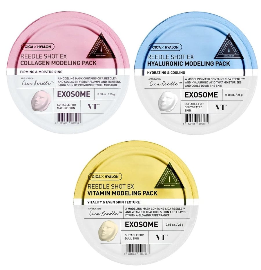 Набор из 3 масок с водорослями VT Cosmetics Reedle Shot EX: Коллаген + Витамин + Гиалуроновая кислота, 3 x 25 г (С коллагеном + с витаминами + с гиалуроновой кислотой)
Набор из 3 масок с водорослями VT Cosmetics Reedle Shot EX: Коллаген + Витамин + Гиалуроновая кислота, 3 x 25 г (С коллагеном + с витаминами + с гиалуроновой кислотой)