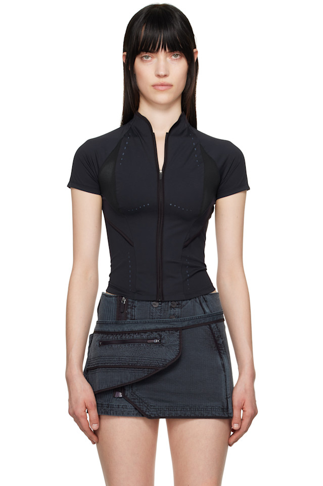 Футболка с молнией и прорезями Hyein Seo, синий
Футболка с молнией и прорезями Hyein Seo, синий