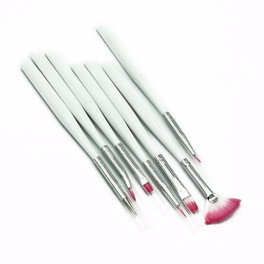 Кисти для дизайна ногтей, белые, 7 шт. SUNEONE, Sunone
Кисти для дизайна ногтей, белые, 7 шт. SUNEONE, Sunone