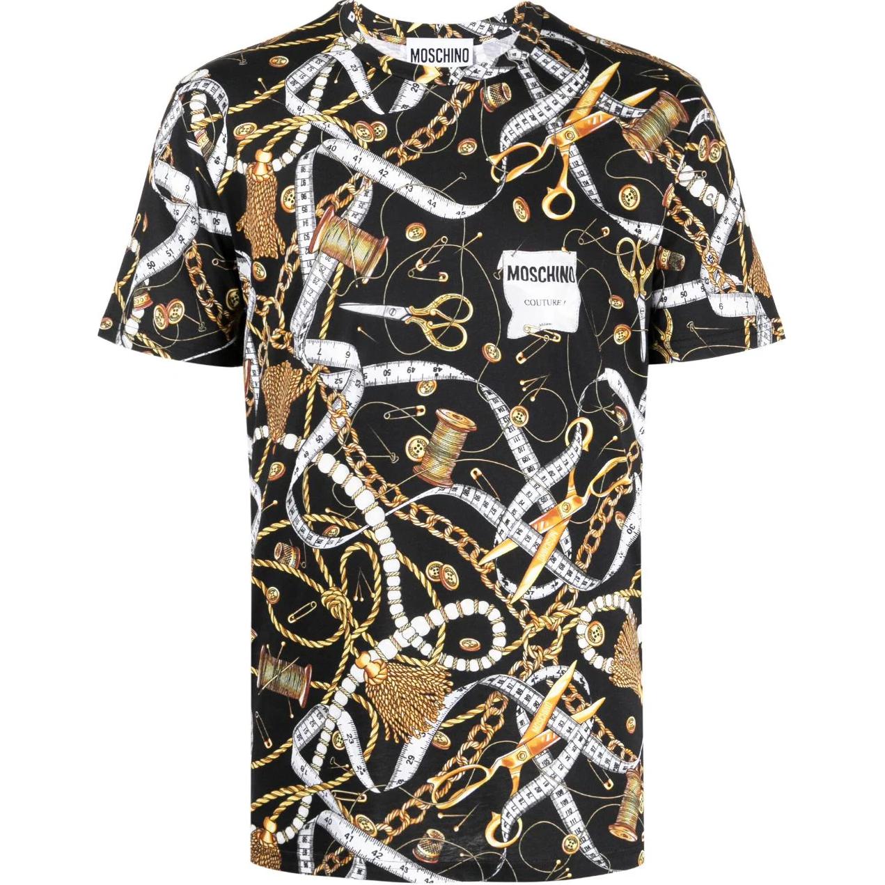 Футболка с принтом MOSCHINO, черная
Футболка с принтом MOSCHINO, черная
