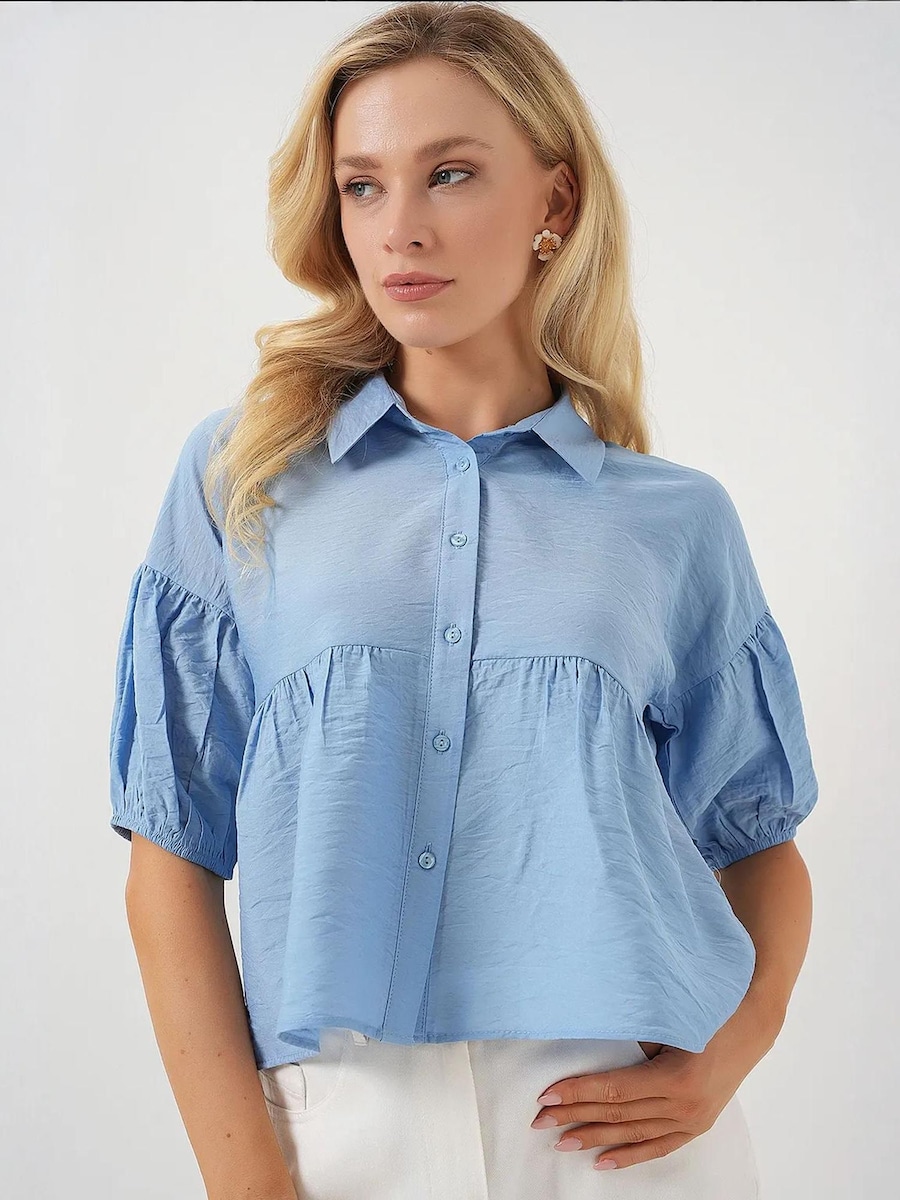 Блуза Bigdart, светло-голубой
Блуза Bigdart, светло-голубой