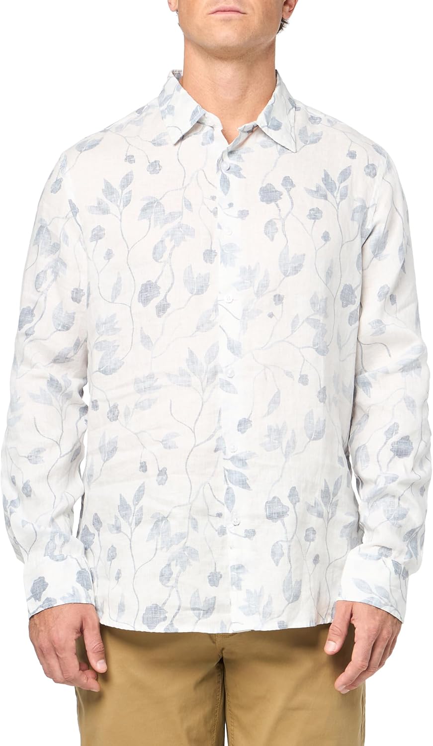 Мужская рубашка GUESS Eco Linen Watercolor Vines, Water Color Vines Blue
Мужская рубашка GUESS Eco Linen Watercolor Vines, Water Color Vines Blue