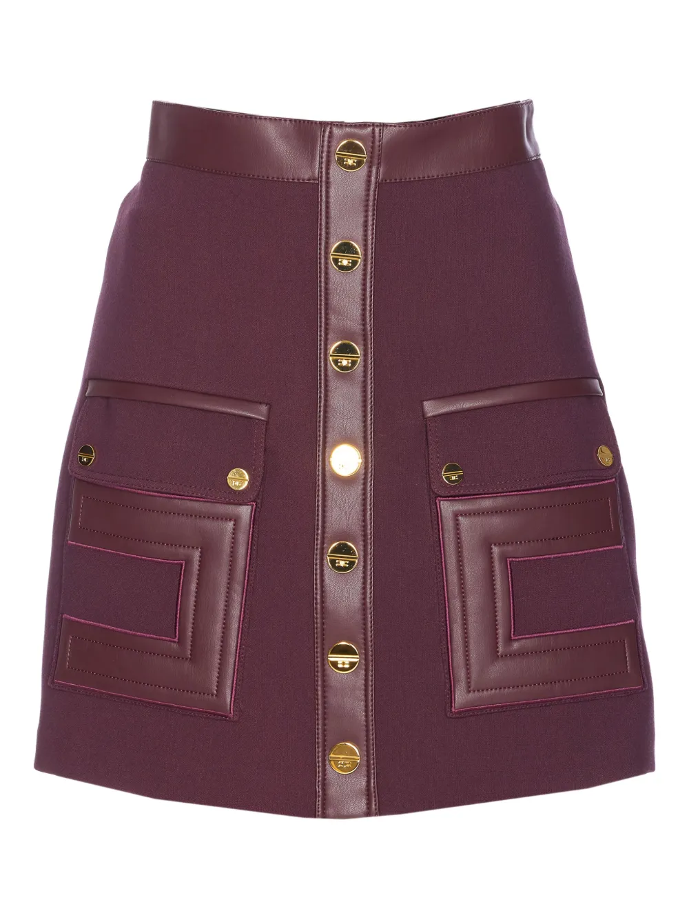 Юбка мини на пуговицах Elisabetta Franchi, красный
Юбка мини на пуговицах Elisabetta Franchi, красный