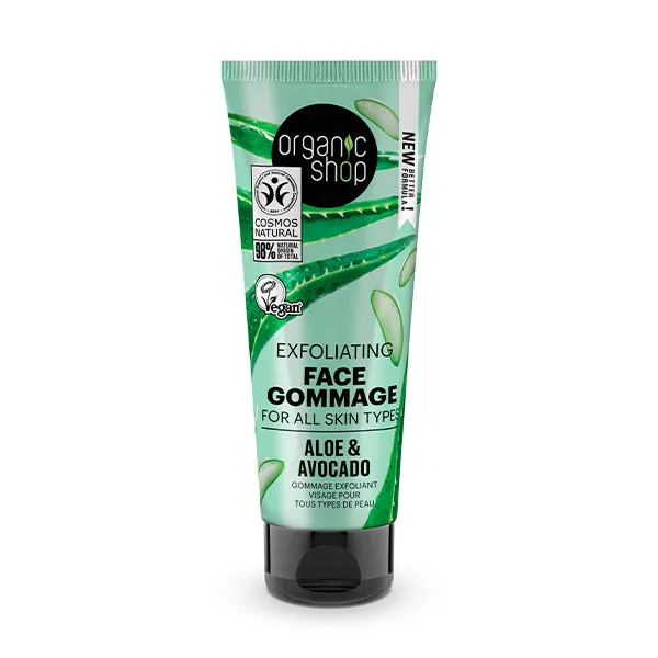 Увлажняющий скраб для лица Exfoliating Face Gommage Aloe & Avocado Organic Shop, 75 ml
Увлажняющий скраб для лица Exfoliating Face Gommage Aloe & Avocado Organic Shop, 75 ml