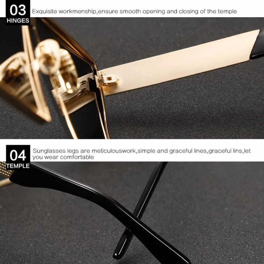 Солнцезащитные очки с металлической оправой для женщин и мужчин с защитой от УФ-излучения UV400, большие солнцезащитные очки в оправе увеличенного размера LANGSER, 1
Солнцезащитные очки с металлической оправой для женщин и мужчин с защитой от УФ-излучения UV400, большие солнцезащитные очки в оправе увеличенного размера LANGSER, 1