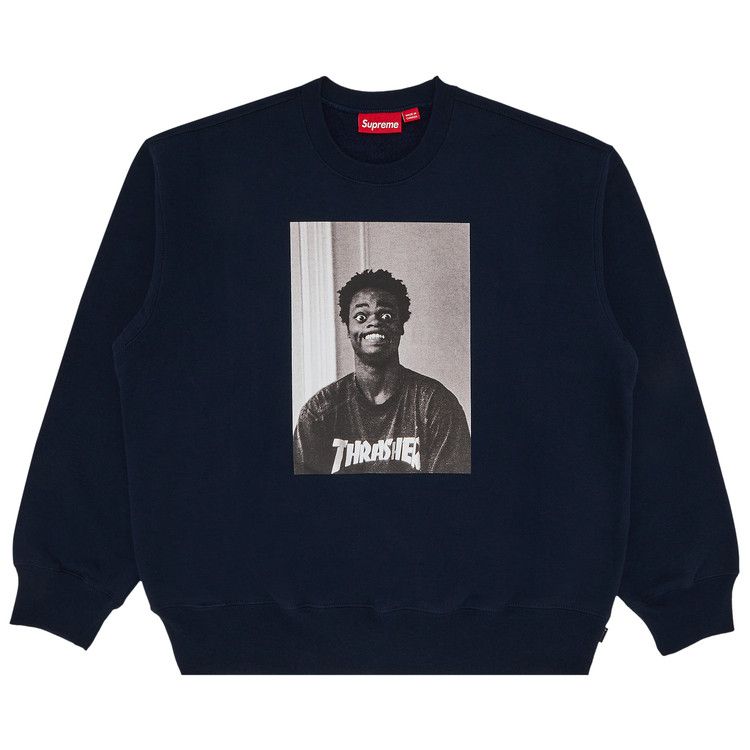 Свитер Supreme x Thrasher Crewneck, Navy
Свитер Supreme x Thrasher Crewneck, Navy