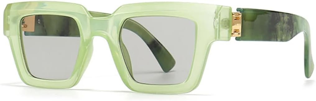 Солнцезащитные очки для мужчин и женщин - защита UV400 - прозрачные градиентные очки в стиле панк для занятий спортом на открытом воздухе и вождения DSVIGF, Green Light Gray
Солнцезащитные очки для мужчин и женщин - защита UV400 - прозрачные градиентные очки в стиле панк для занятий спортом на открытом воздухе и вождения DSVIGF, Green Light Gray