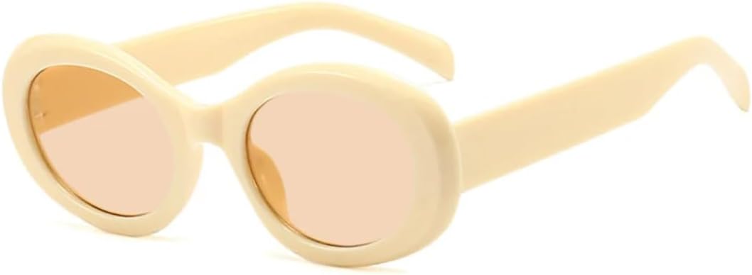 Солнцезащитные очки с защитой UV400 | Маленькие овальные линзы конфетного цвета | для женщин и мужчин, для занятий спортом на открытом воздухе и вождения DSVIGF, Beige Tea
Солнцезащитные очки с защитой UV400 | Маленькие овальные линзы конфетного цвета | для женщин и мужчин, для занятий спортом на открытом воздухе и вождения DSVIGF, Beige Tea