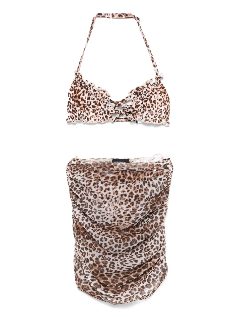 Бикини с леопардовым принтом Monnalisa, коричневый
Бикини с леопардовым принтом Monnalisa, коричневый