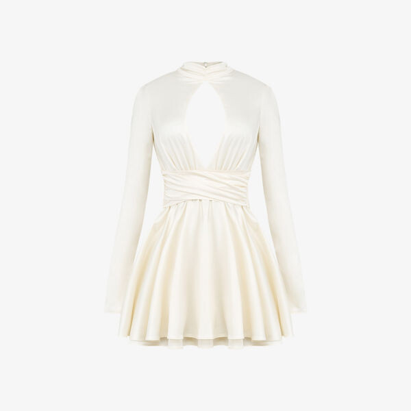 Платье мини aryana из эластичного атласа с бантом House Of Cb, белый
Платье мини aryana из эластичного атласа с бантом House Of Cb, белый