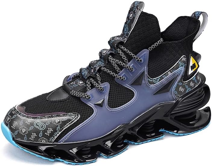 Мужские спортивные повседневные кроссовки с дышащей сеткой, с подошвой Blade, противоскользящие, для бега и тенниса Meixi Mobile, черный
Мужские спортивные повседневные кроссовки с дышащей сеткой, с подошвой Blade, противоскользящие, для бега и тенниса Meixi Mobile, черный