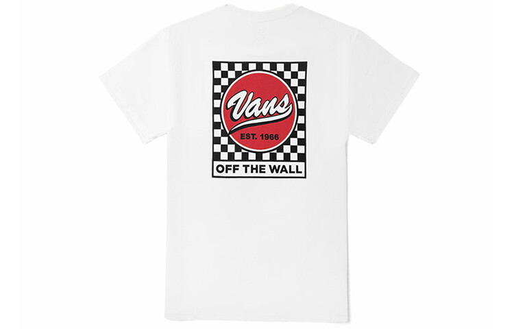 Футболка унисекс белая Vans, белый 
Футболка унисекс белая Vans, белый