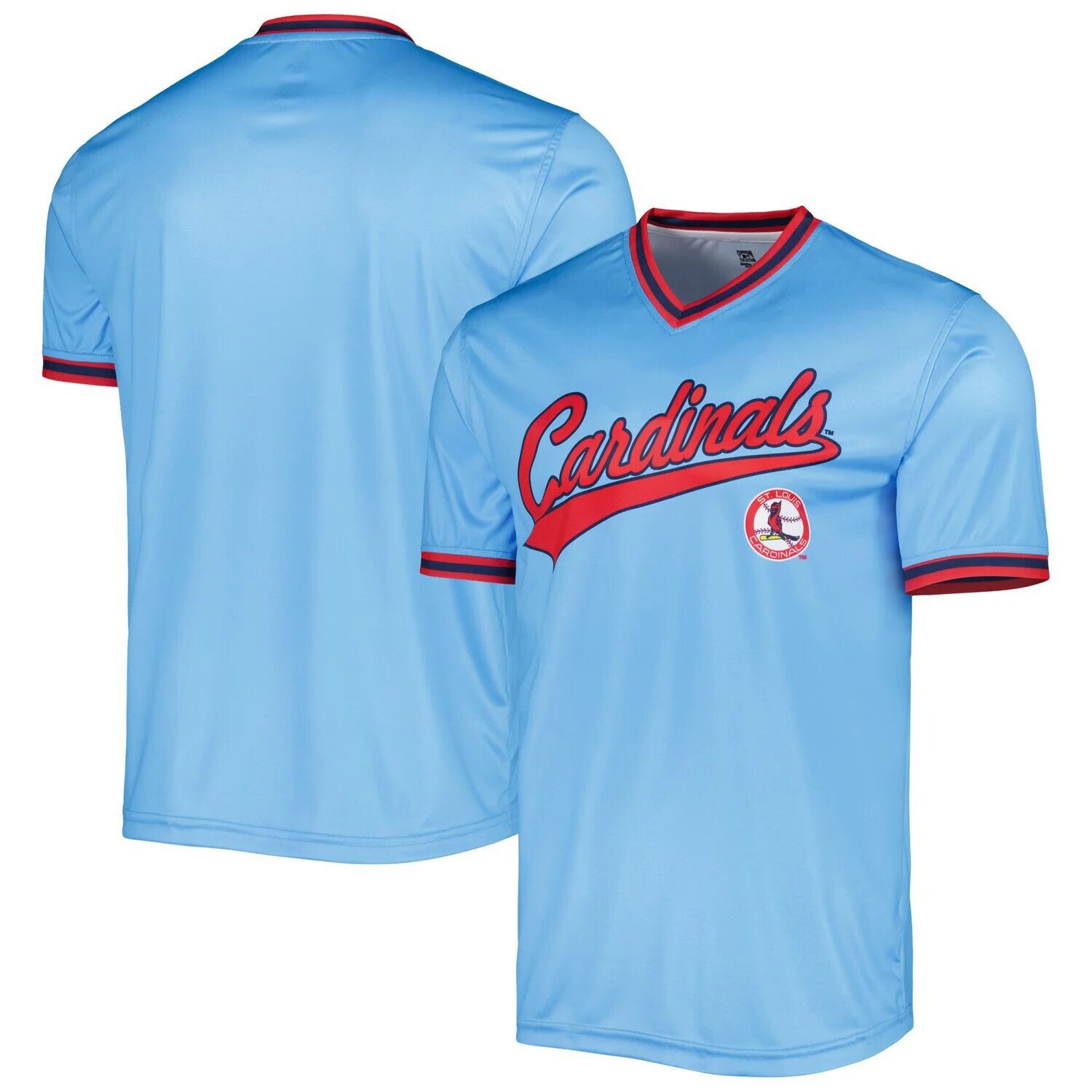 Мужская голубая майка команды St. Louis Cardinals Cooperstown Collection Stitches
Мужская голубая майка команды St. Louis Cardinals Cooperstown Collection Stitches