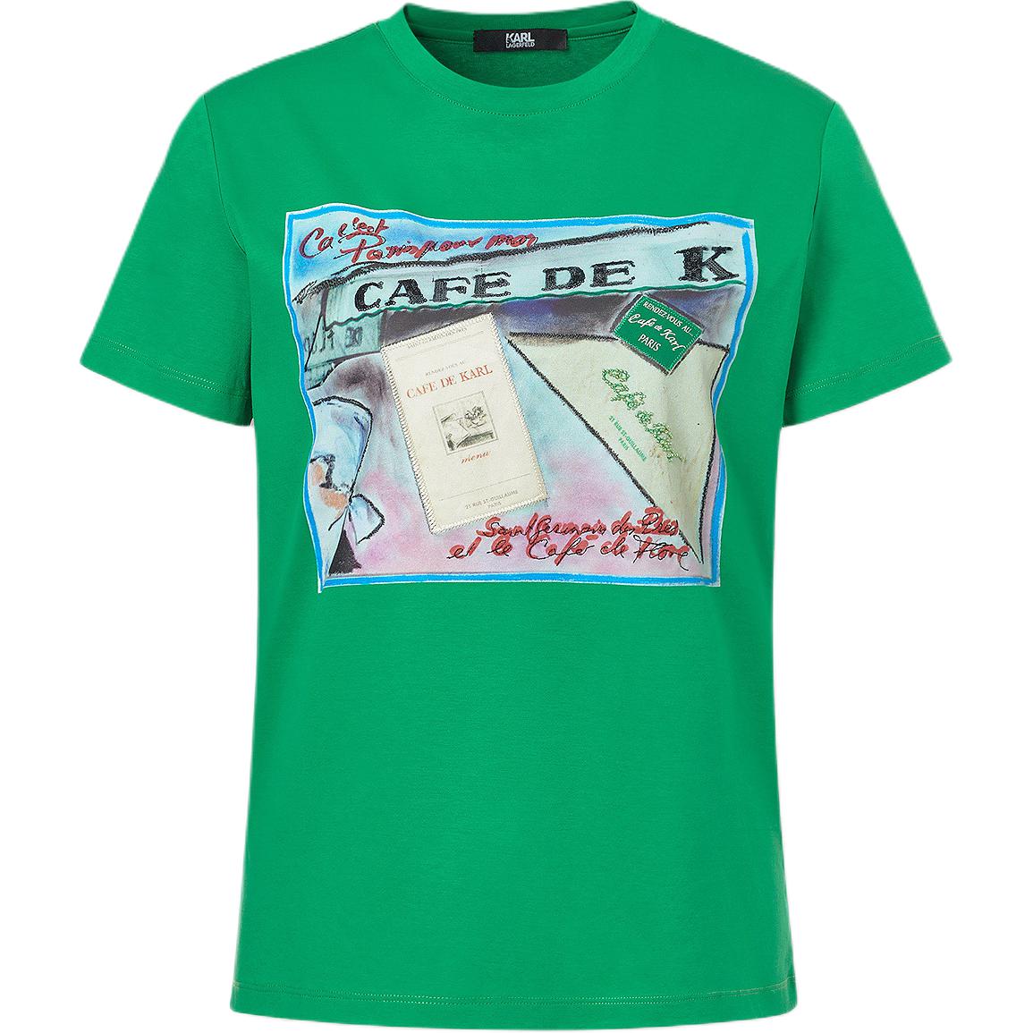 KARL LAGERFELD SS25 Regular T Shirt Women's KARL LAGERFELD / Karl Lagerfeld Jeans, зеленый
KARL LAGERFELD SS25 Regular T Shirt Women's KARL LAGERFELD / Karl Lagerfeld Jeans, зеленый