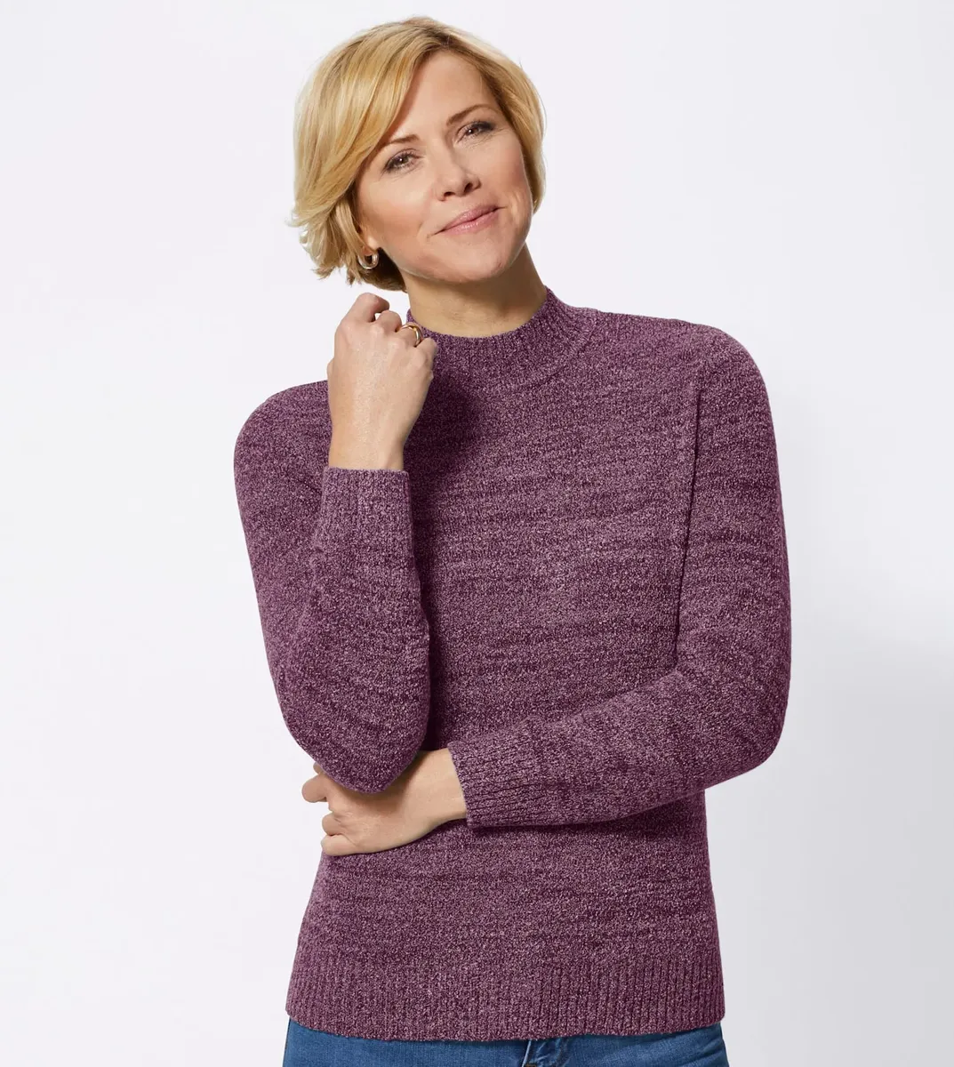 Свитер с воротником стойкой Classic Basics "Пуловер", фуксия
Свитер с воротником стойкой Classic Basics "Пуловер", фуксия