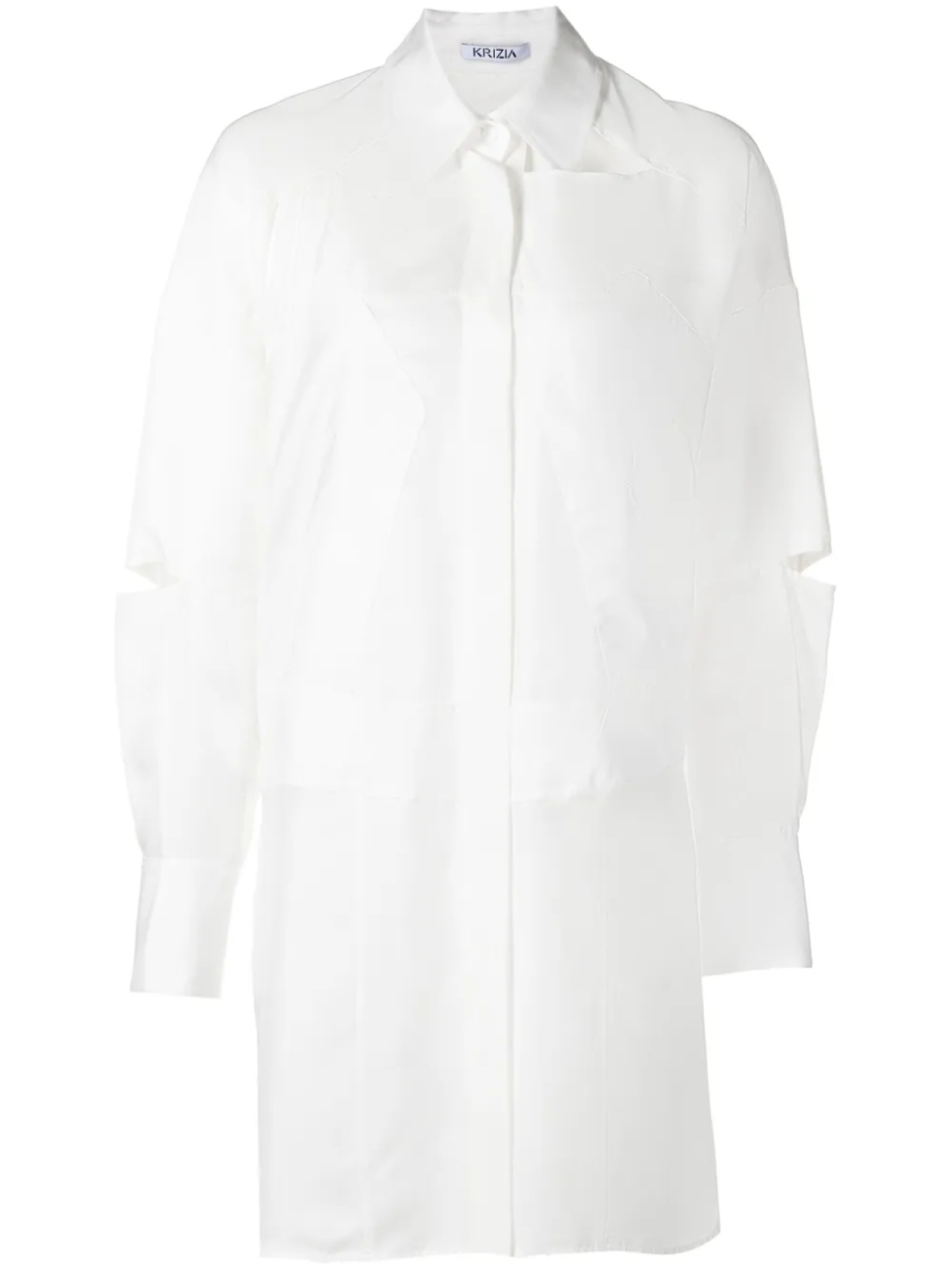 Платье-рубашка с вырезами Krizia, белый
Платье-рубашка с вырезами Krizia, белый