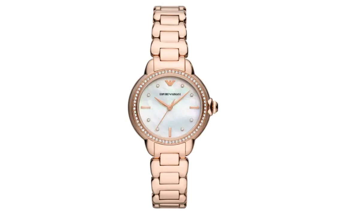 Трехстрелочные часы из нержавеющей стали с розовым золотым покрытием EMPORIO ARMANI
Трехстрелочные часы из нержавеющей стали с розовым золотым покрытием EMPORIO ARMANI