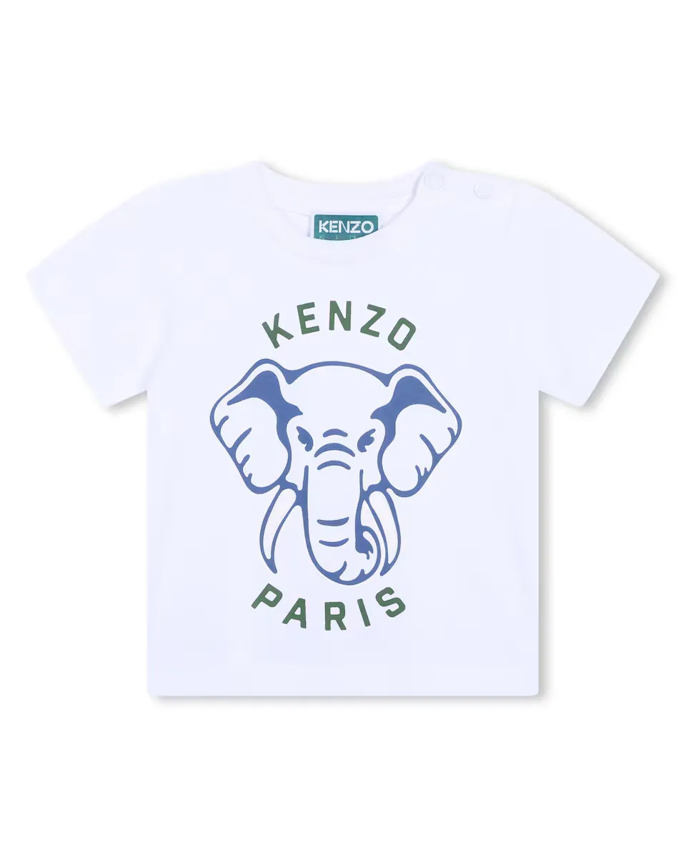 Футболка для мальчика, 100% хлопок с короткими рукавами Kenzo Kids, белый
Футболка для мальчика, 100% хлопок с короткими рукавами Kenzo Kids, белый