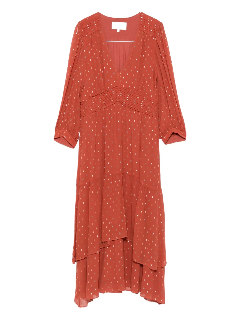 Платье миди Maia с металлическим горошком, многоуровневое Ba&Sh, коричневый
Платье миди Maia с металлическим горошком, многоуровневое Ba&Sh, коричневый