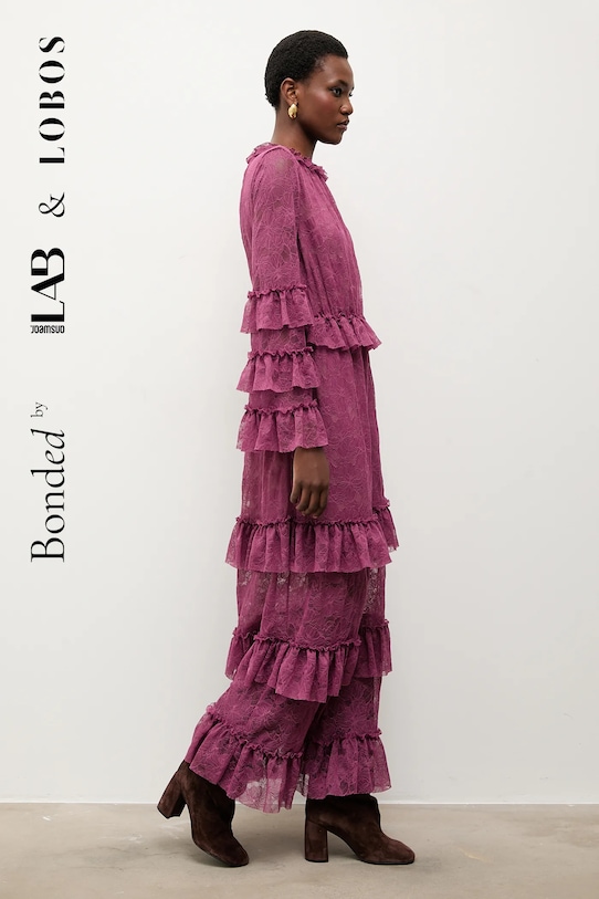 Платье bonded by & lobos Answear.LAB, бордовый
Платье bonded by & lobos Answear.LAB, бордовый