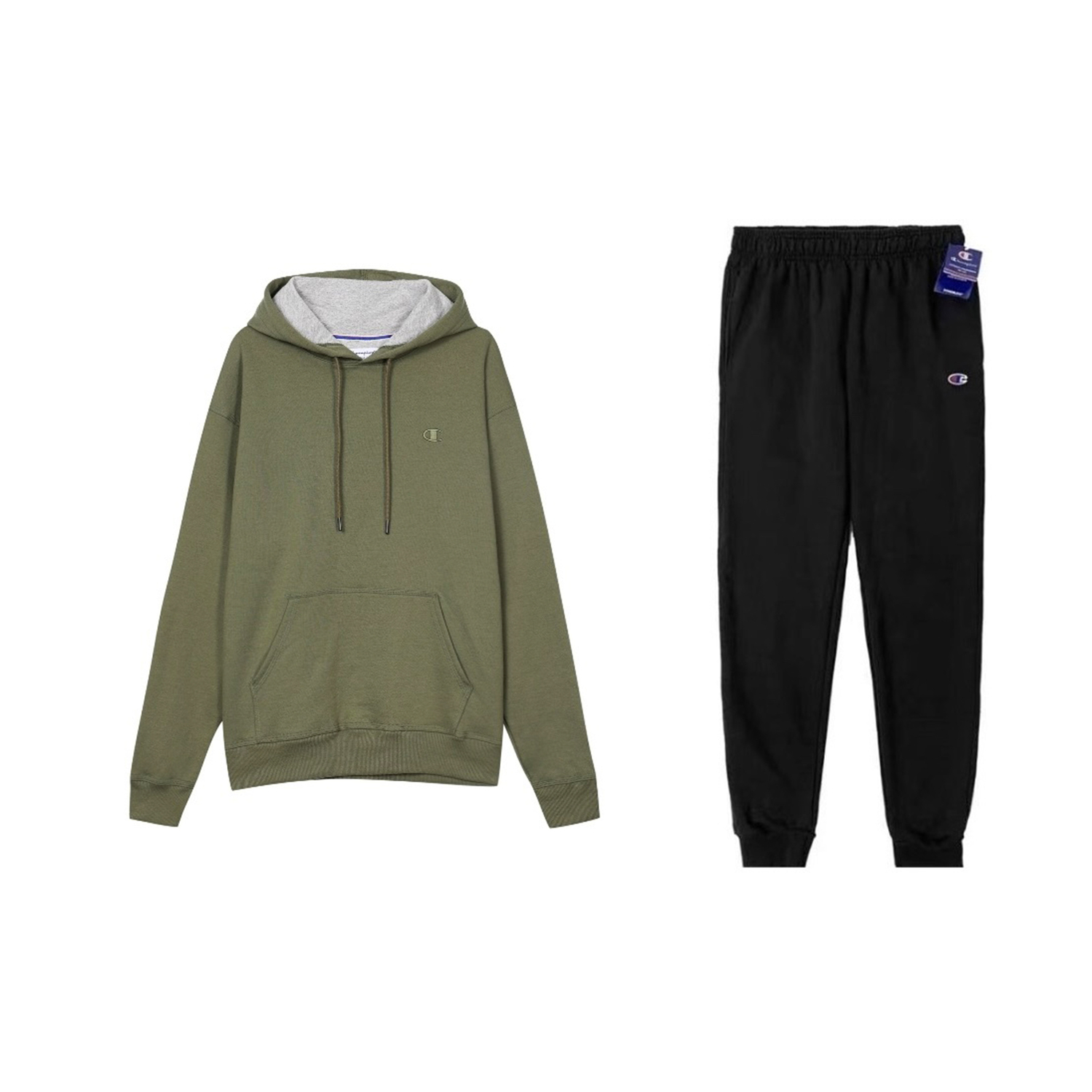 Champion Повседневный спортивный костюм US Version Unisex Army Green+Black
Champion Повседневный спортивный костюм US Version Unisex Army Green+Black