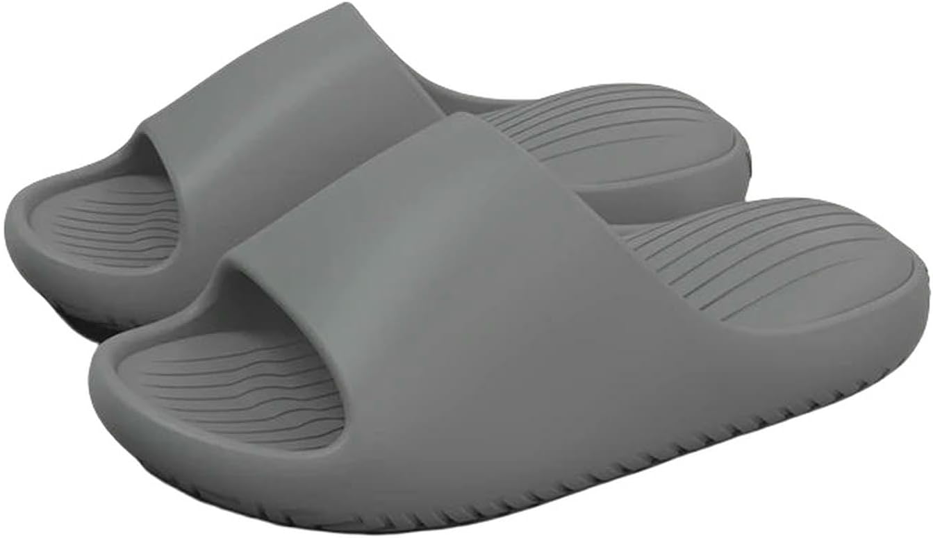 Домашние тапочки UEBHERV для мужчин с мягкой подошвой, удобные шлепанцы-подушки, легкие, с открытым носком, не обувь, для дома и улицы, быстросохнущие, для ванной, темно-серый
Домашние тапочки UEBHERV для мужчин с мягкой подошвой, удобные шлепанцы-подушки, легкие, с открытым носком, не обувь, для дома и улицы, быстросохнущие, для ванной, темно-серый