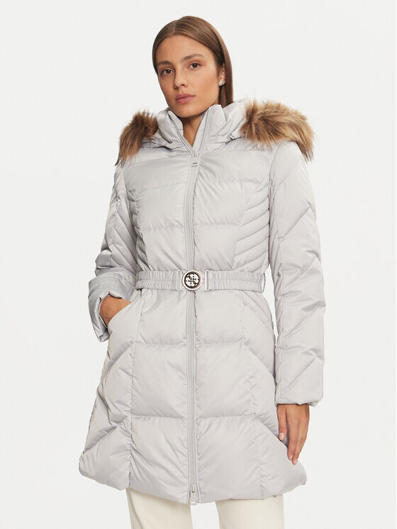 Пуховик стандартного кроя Guess, серый
Пуховик стандартного кроя Guess, серый