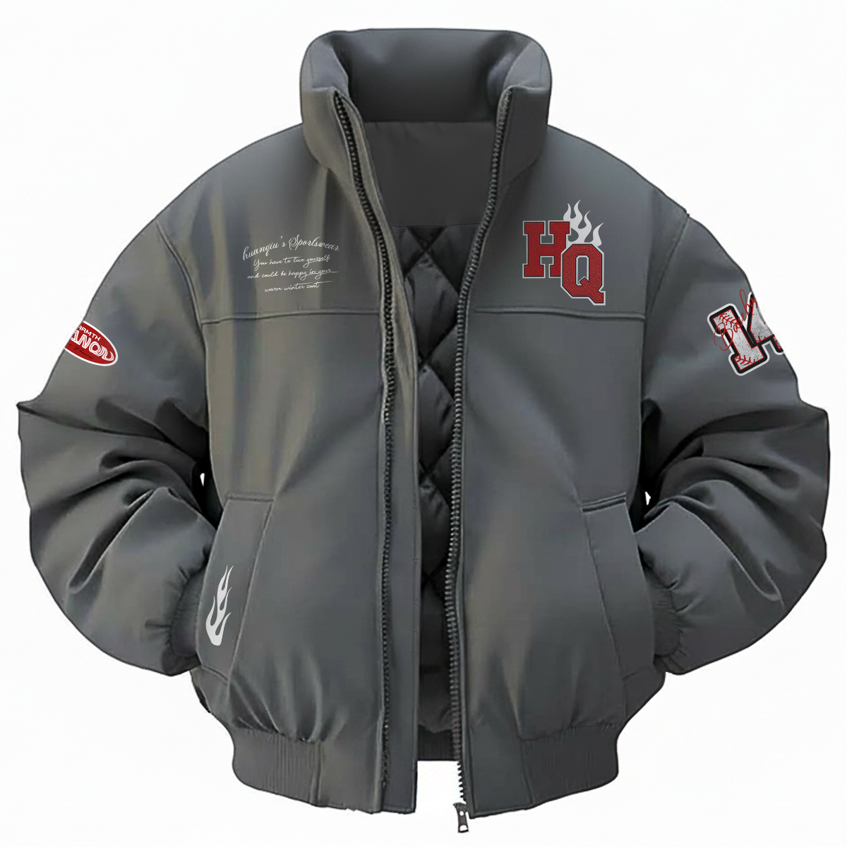 Куртка Unisex Stand Collar Thickened HUANQIU, серый
Куртка Unisex Stand Collar Thickened HUANQIU, серый