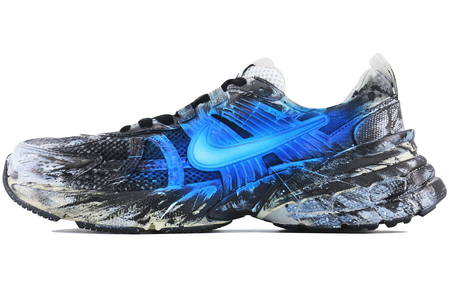 Nike Женские дышащие низкие кроссовки V2K Run для бега по городу, серебристые, черный, синий
Nike Женские дышащие низкие кроссовки V2K Run для бега по городу, серебристые, черный, синий