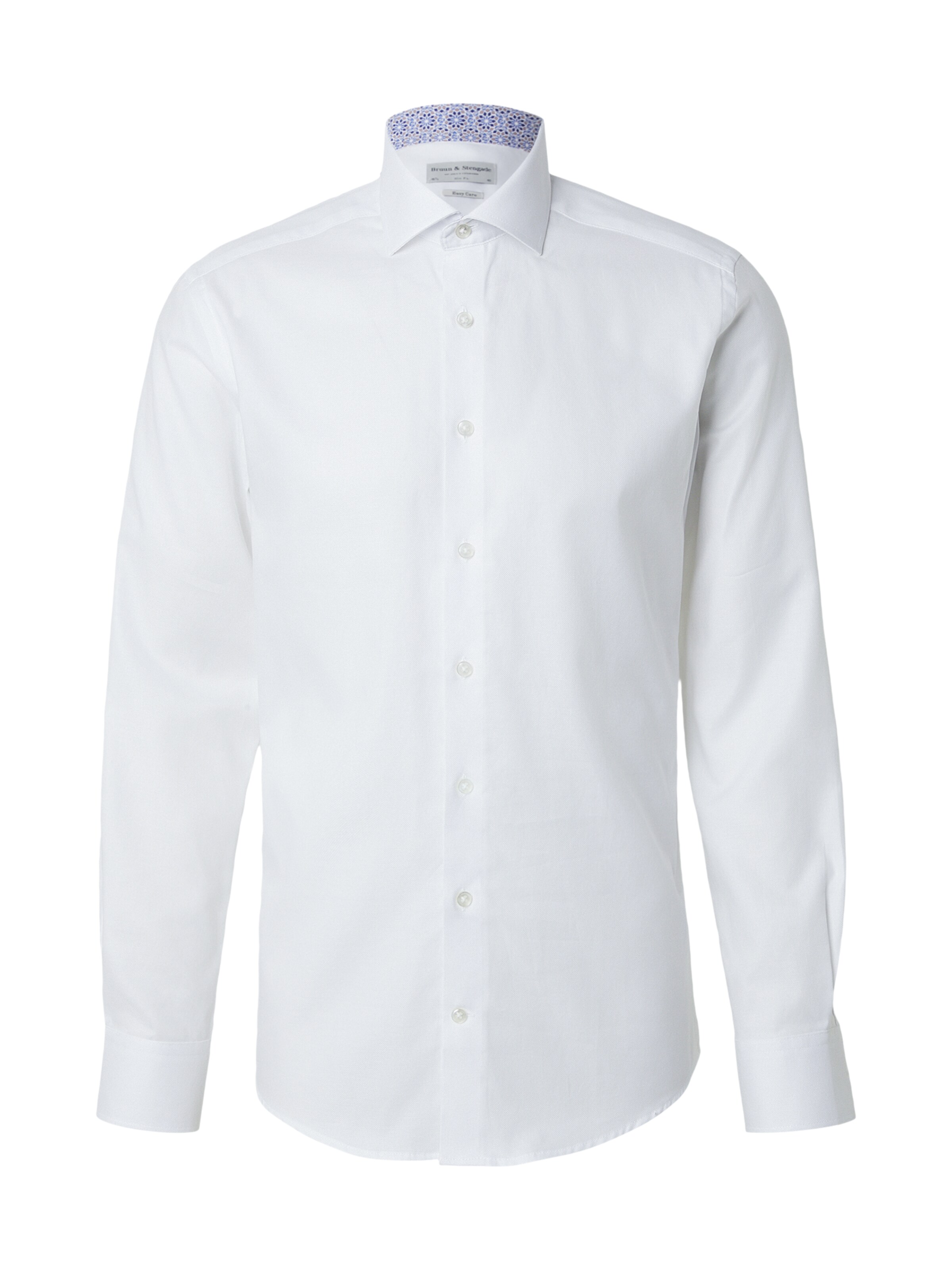 Bruun & Stengade Белая деловая рубашка 'Albin' Slim fit
Bruun & Stengade Белая деловая рубашка 'Albin' Slim fit