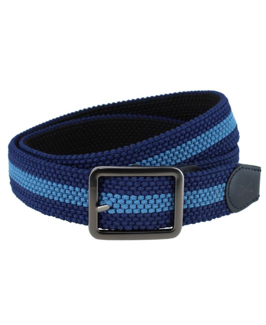 Ремень для гольфа Arturo в черно-синюю полоску, двусторонний, плетеный, повседневный, для высоких и крупных мужчин TRAFALGAR, Black/blue stripes
Ремень для гольфа Arturo в черно-синюю полоску, двусторонний, плетеный, повседневный, для высоких и крупных мужчин TRAFALGAR, Black/blue stripes