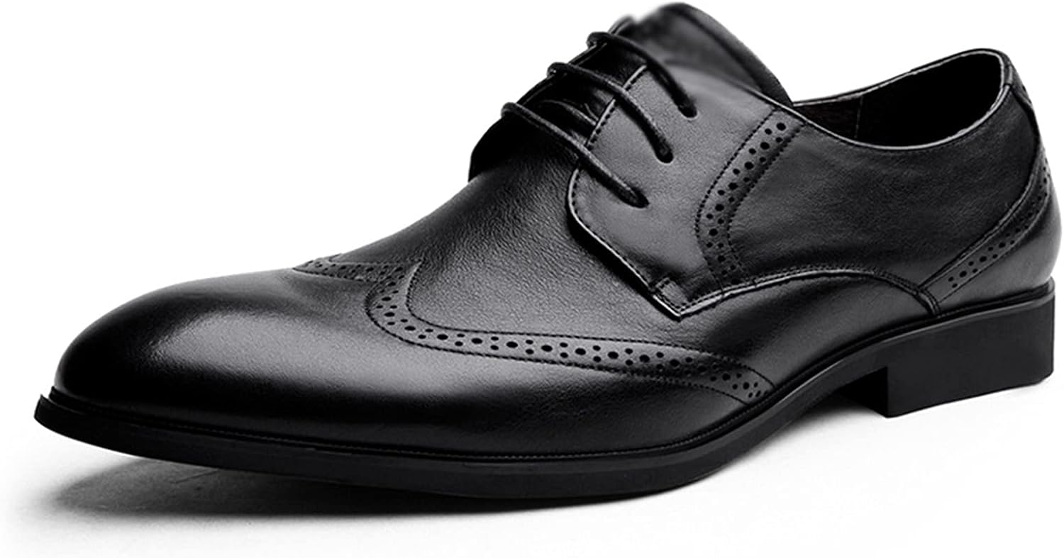 Мужские классические туфли WKNBEU: кожаные броги, дерби, оксфорды на шнуровке, элегантные туфли для свадьбы, офиса, деловые туфли, черные - US7/UK6/EU39
Мужские классические туфли WKNBEU: кожаные броги, дерби, оксфорды на шнуровке, элегантные туфли для свадьбы, офиса, деловые туфли, черные - US7/UK6/EU39