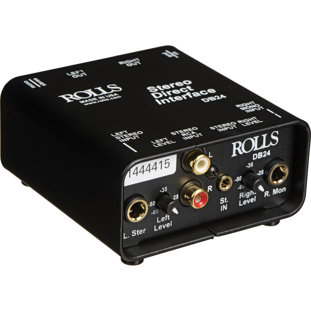 Директ-бокс Rolls DB24 Passive Stereo Direct Interface DB24
Директ-бокс Rolls DB24 Passive Stereo Direct Interface DB24